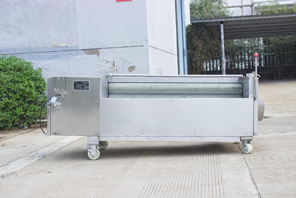 brush roller peeler machine