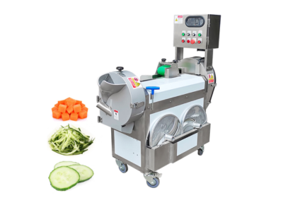 DOUBLE HEAD LEAFY AND ROOT VEGETABLE CUTTING MACHINE