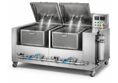 Double basket washer