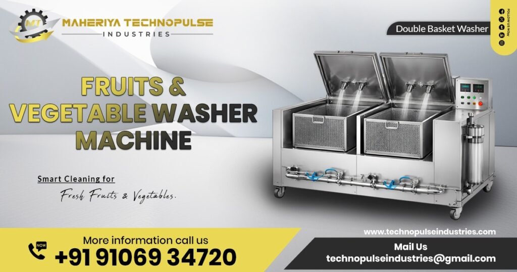Fruits and Vegetable Washer Machine Supplier in Gujarat