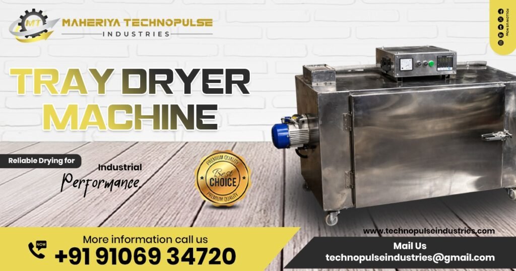 Tray Dryer Machine Supplier in Rajasthan