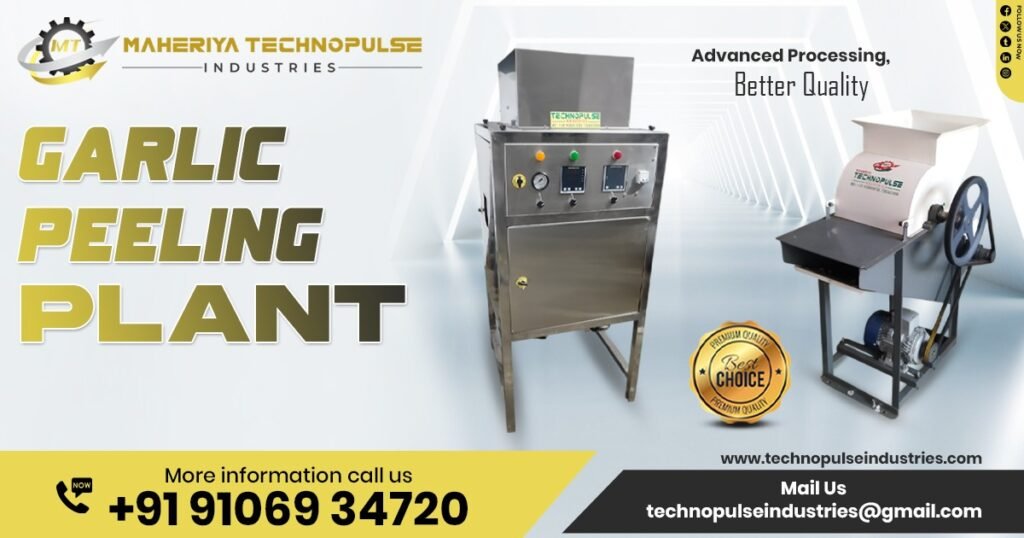 Garlic peeling plant in Madhya Pradesh