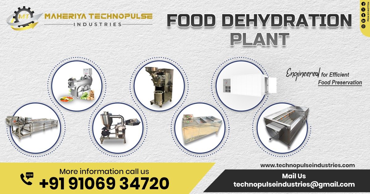 Hot Air Food Dehydration Plant in Maharashtra