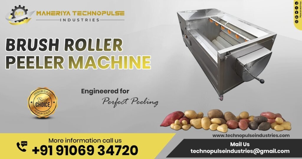 Brush Roller Peeler Machine in Madhya Pradesh