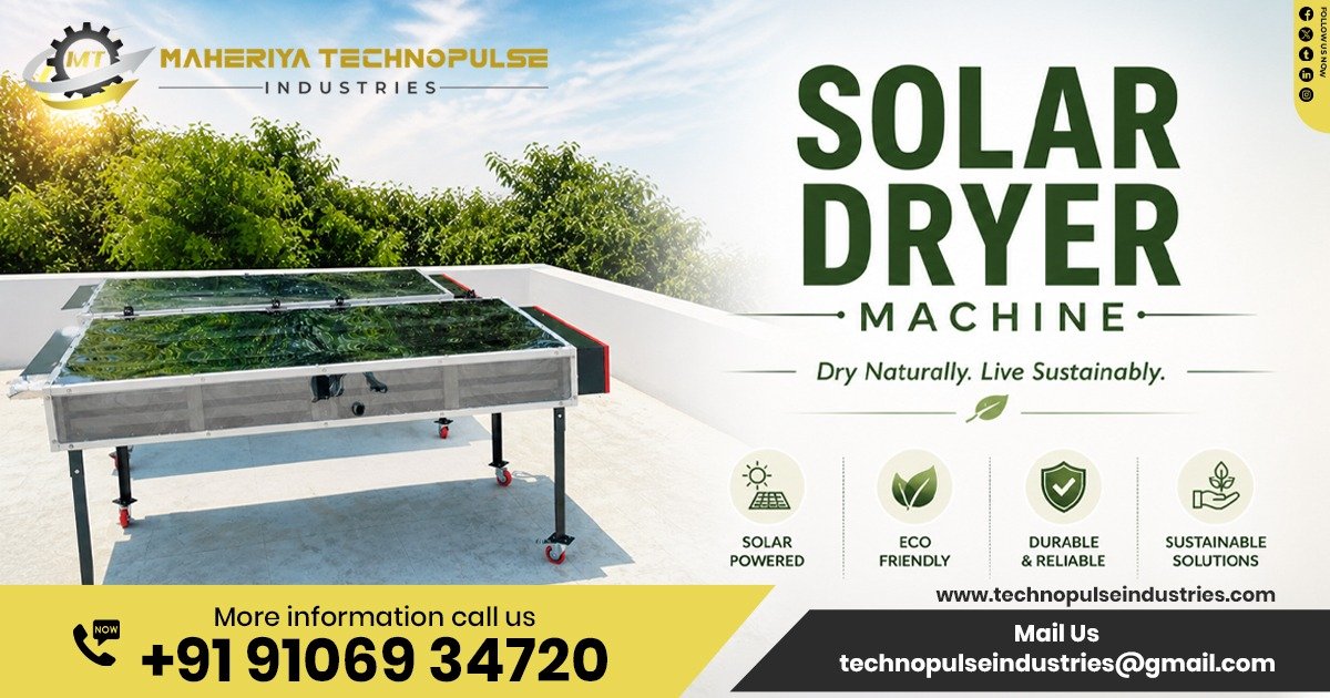 Solar Dryer Machine In Rajasthan for food drying