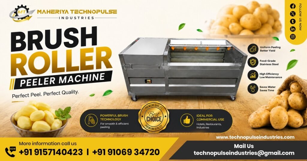 Brush Roller Peeler Machine Supplier In Uttar Pradesh