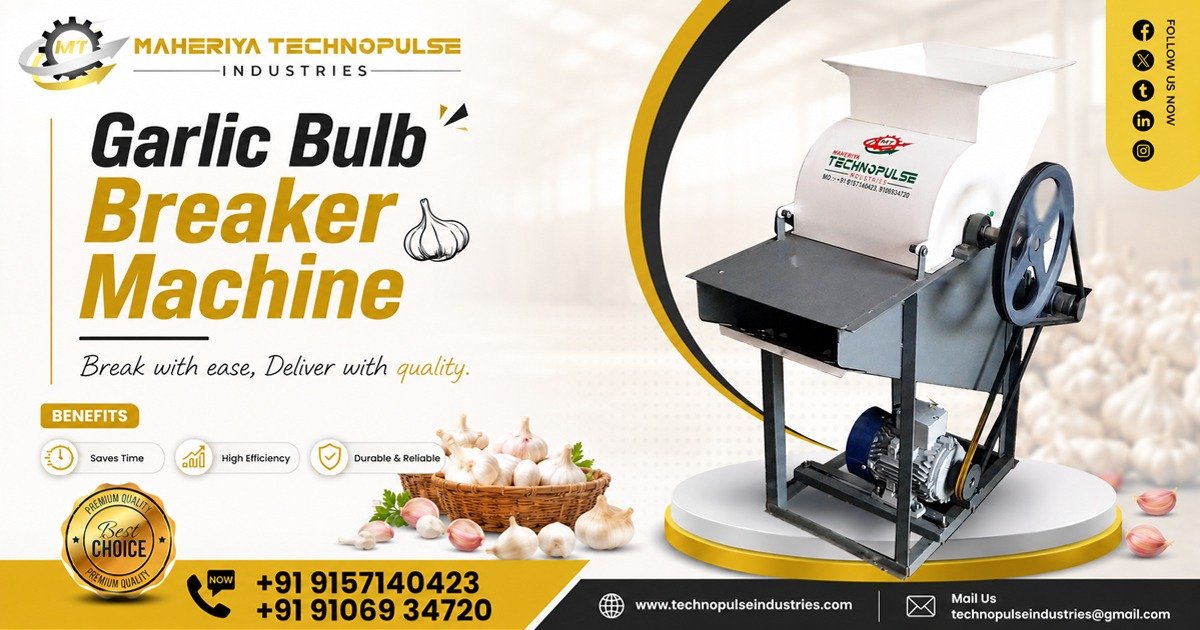 Best Garlic Bulb Breaker Machine in Rajasthan