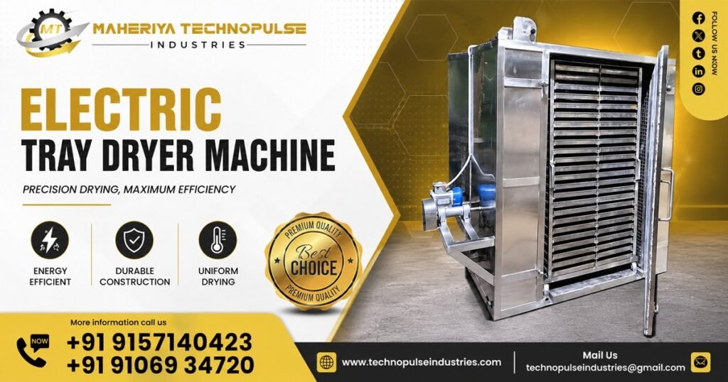 Electric Tray Dryer Machine Supplier In Maharashtra