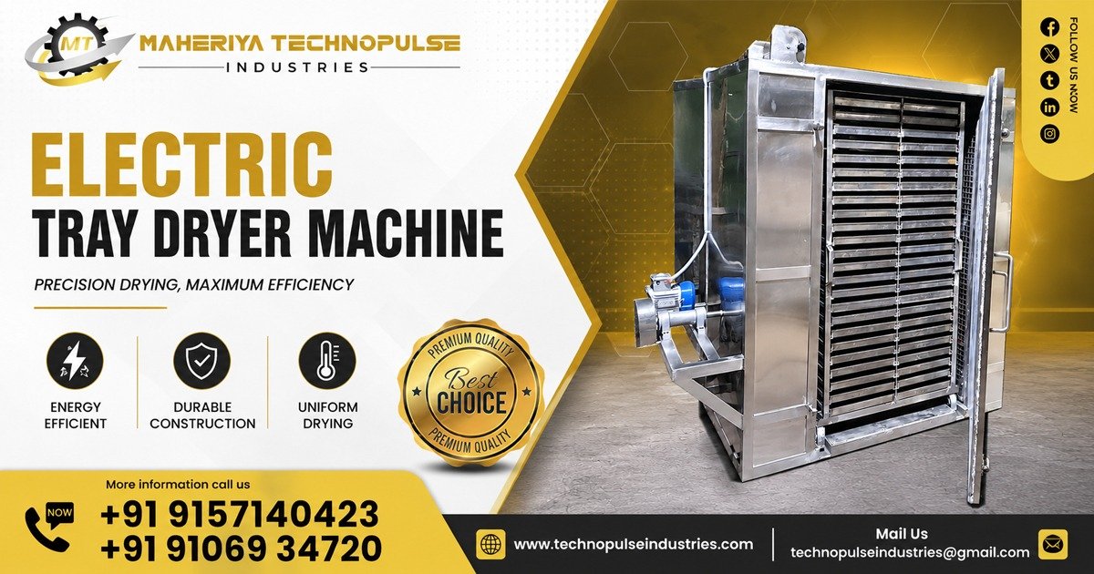 Electric Tray Dryer Machine Supplier In Maharashtra