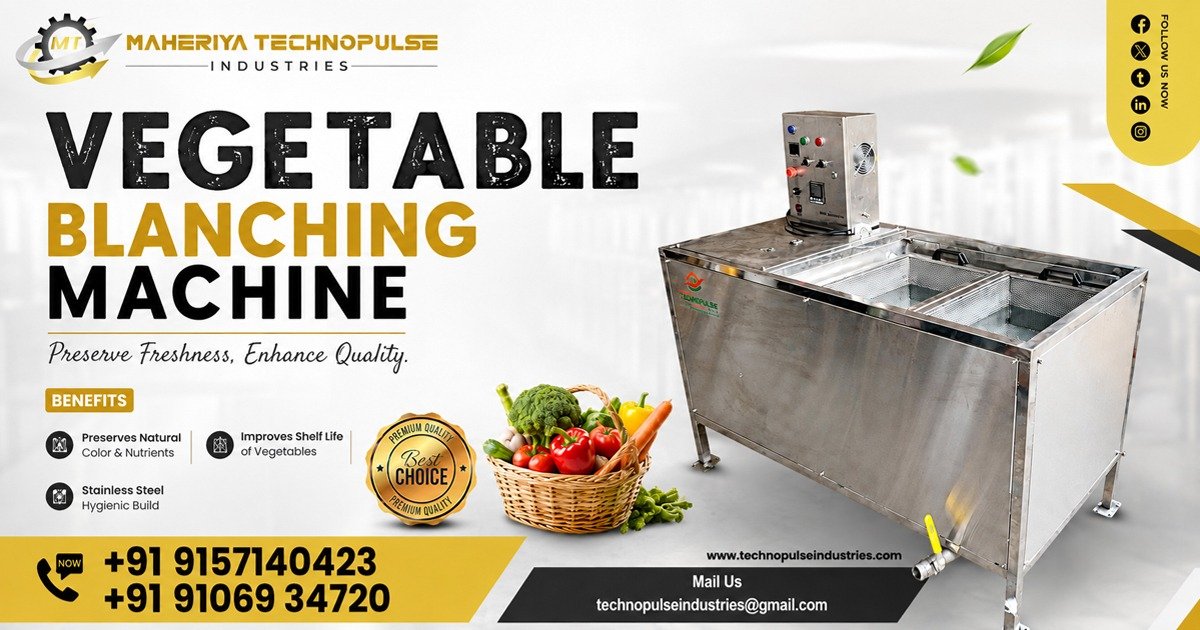 Vegetable Blanching Machine In Karnataka