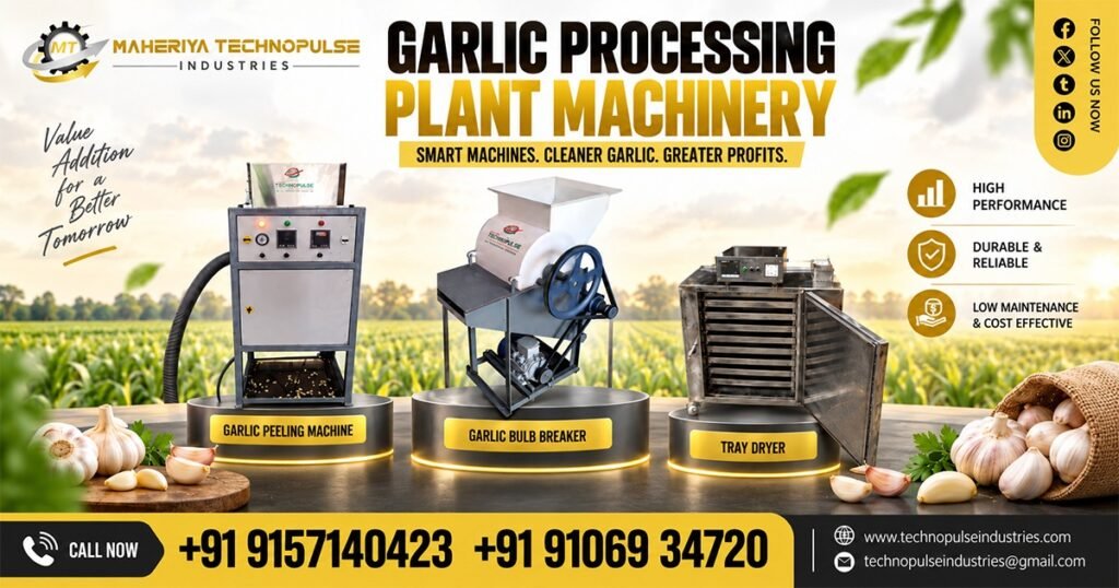 Garlic Processing Plant Supplier In Madhya Pradesh