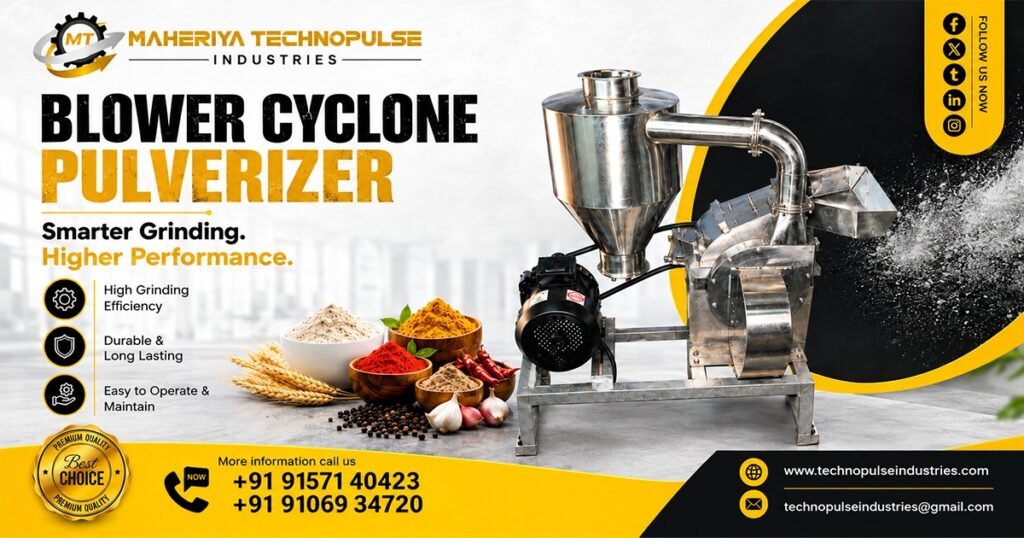 Blower Cyclone Pulverizer Supplier In West Bengal