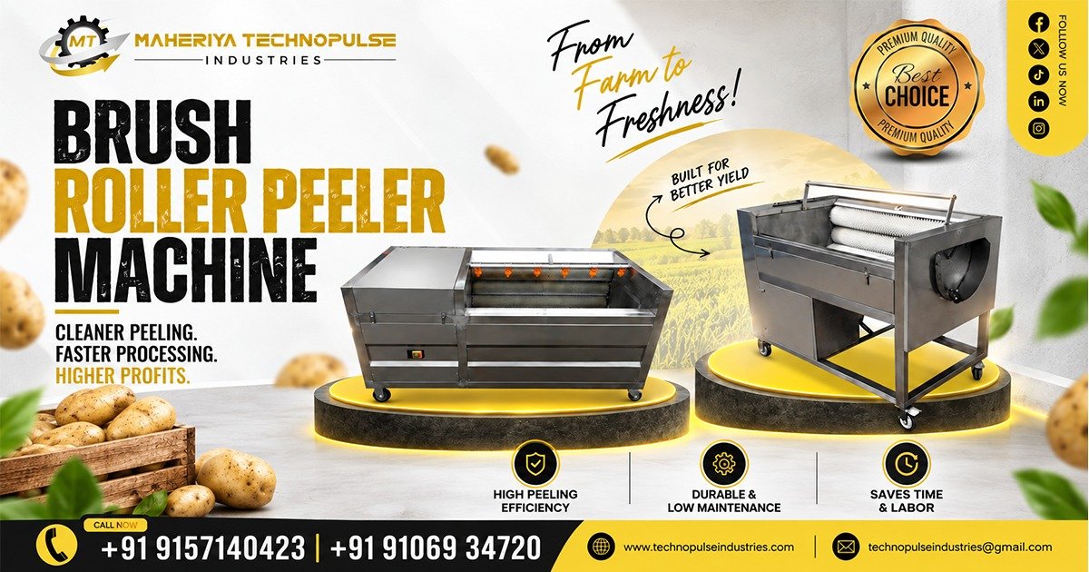 Brush Roller Peeler Machine Supplier In Rajasthan