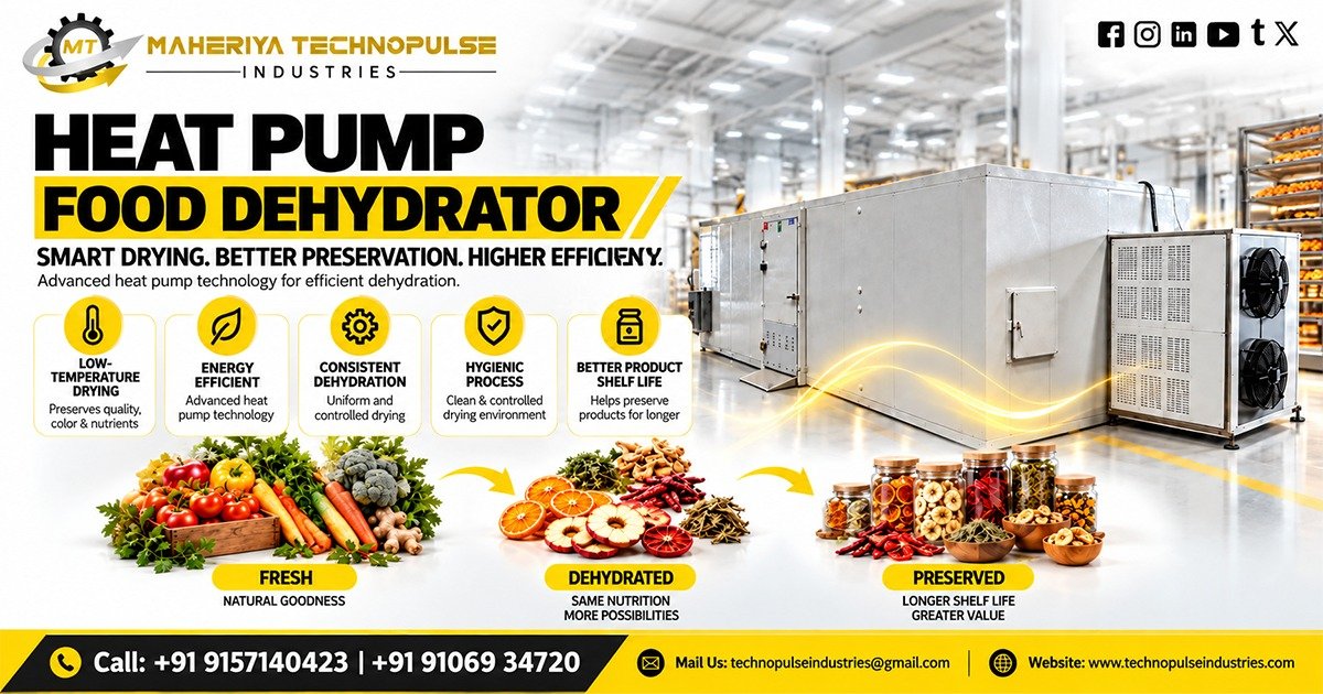 Efficient Drying With Heat Pump Food Dehydrator Machine in Tamil NaduÂ