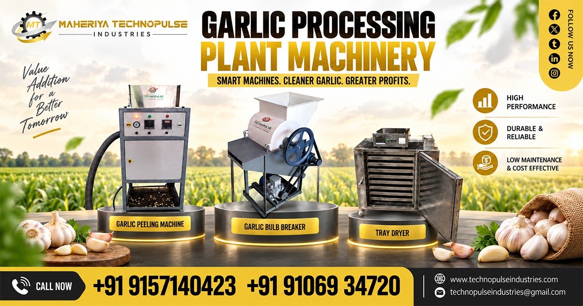 Garlic Processing Plant Supplier In Madhya Pradesh