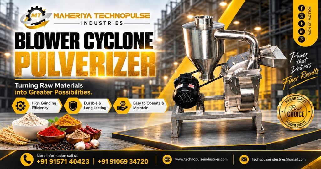 Blower Cyclone Pulverizer Supplier In Maharashtra